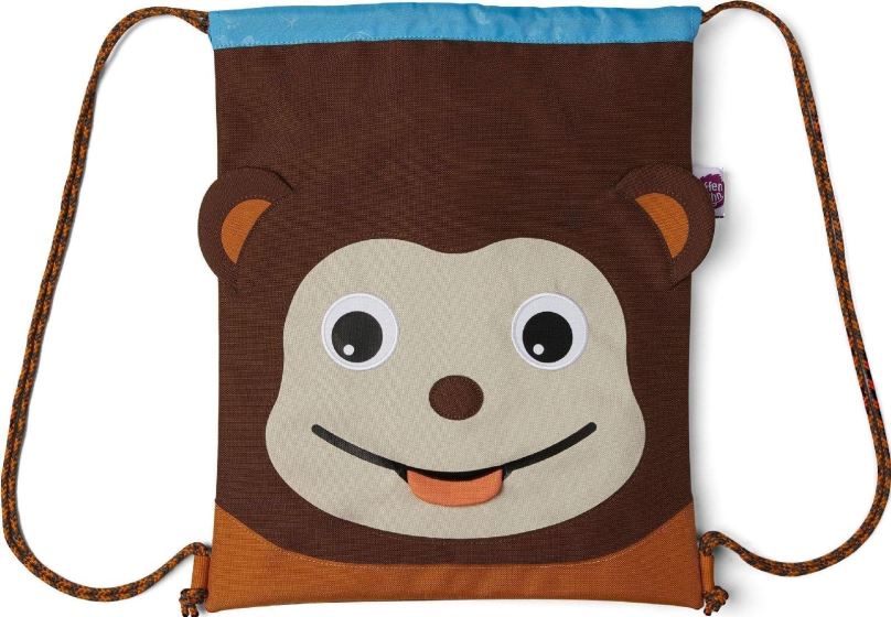 Dětský batoh Affenzahn Kids Sportsbag Monkey - brown uni