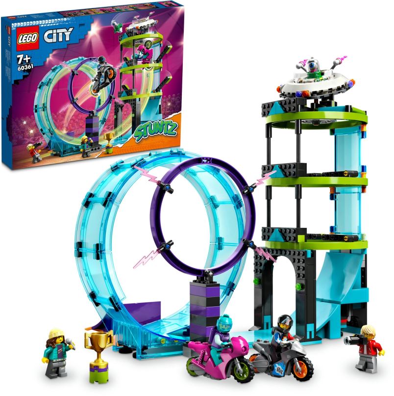 LEGO stavebnice LEGO® City 60361 Nejbláznivější kaskadérská výzva