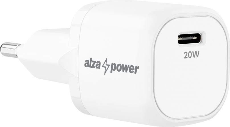 Nabíječka do sítě AlzaPower A120 Fast Charge 20W bílá