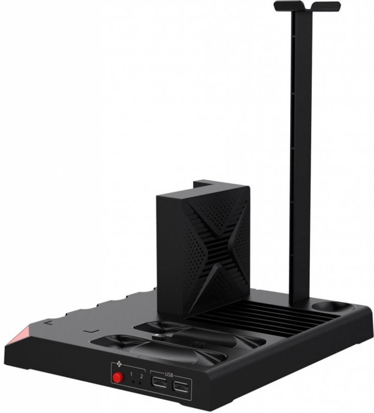 Dobíjecí stanice iPega SW036 Nabíjecí Stanice s Chlazením pro Nintendo Switch Black