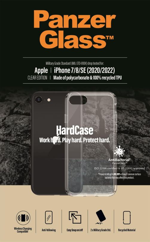 Kryt na mobil PanzerGlass HardCase Apple iPhone 7/8/SE (2020/2022)