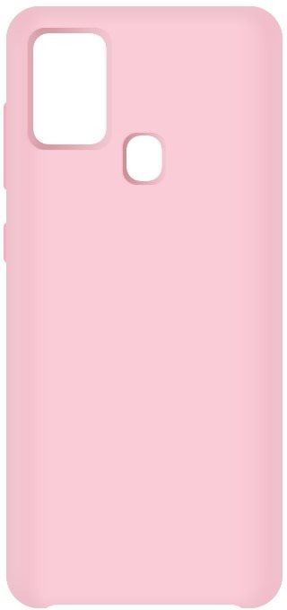 Kryt na mobil Hishell Premium Liquid Silicone pro Samsung Galaxy A21s růžový