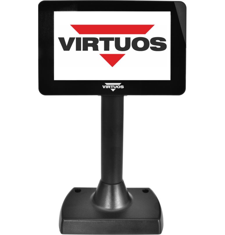 Zákaznický displej Virtuos 7" LCD SD700F černý