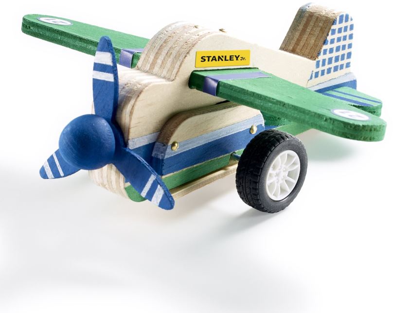 Stavebnice Stanley Jr. JK029-SY Stavebnice, letadlo, dřevo