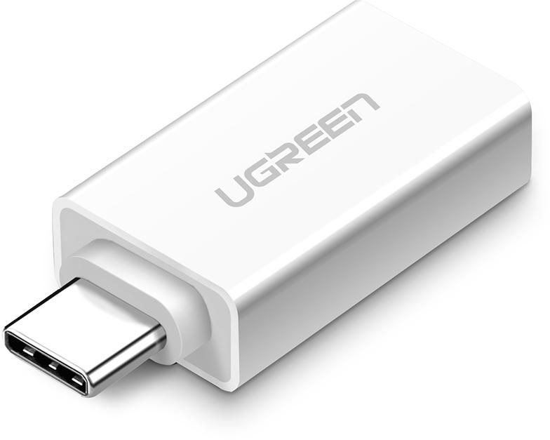 Redukce Ugreen USB-C 3.1 (M) to USB 3.0 (F) OTG Adapter White
