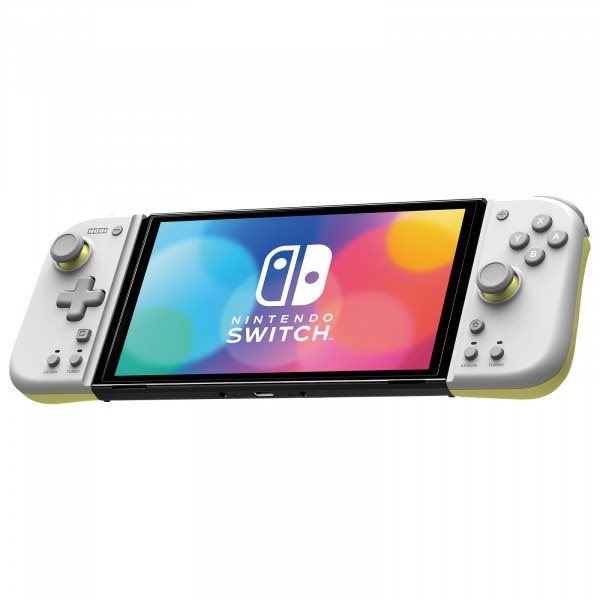 Gamepad Hori Split Pad Compact - Light Grey/Yellow - Nintendo Switch