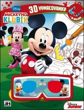 Omalovánky Mickeyho klubík 3D omalovánky