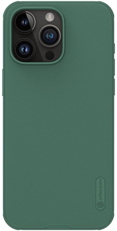 Kryt na mobil Nillkin Super Frosted PRO Zadní Kryt pro Apple iPhone 15 Pro Max Deep Green (Without Logo Cutout)
