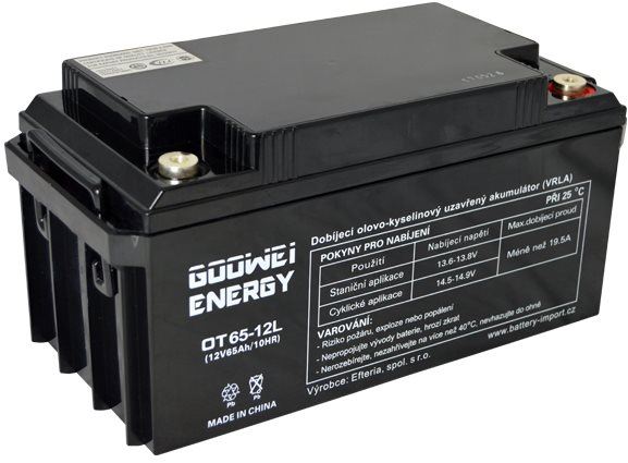 Trakční baterie GOOWEI ENERGY OTL65-12, baterie 12V, 65Ah, DEEP CYCLE