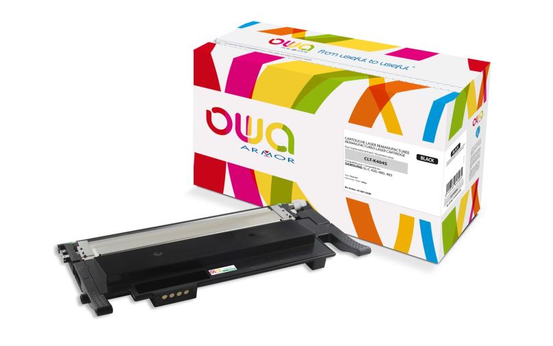 OWA Armor toner kompatibilní s Samsung CLTK404S, 1500st, černá/black