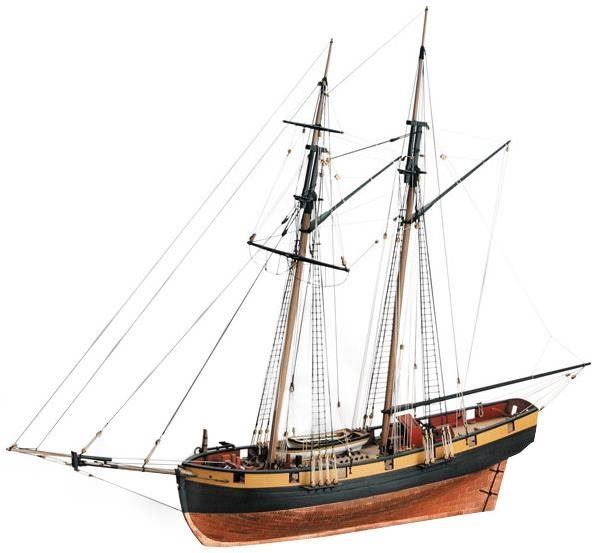 Model lodě CALDERCRAFT H.M. Pickle škuner 1805 1:64 kit