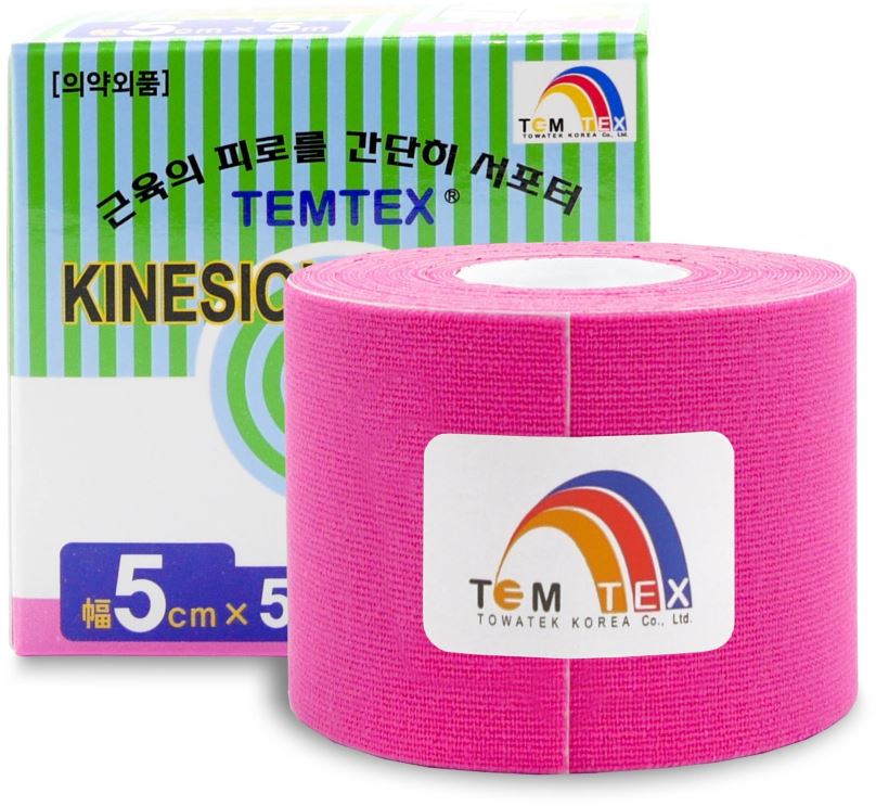 Tejp Temtex tape Classic růžový 5 cm