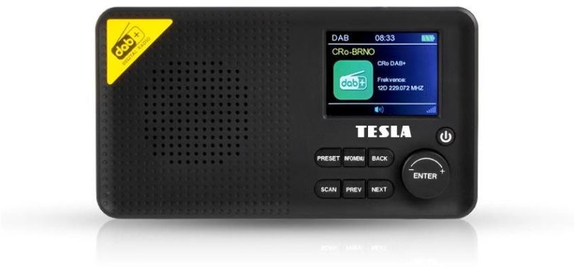 Rádio TESLA Sound DAB65 rádio s DAB+ certifikací