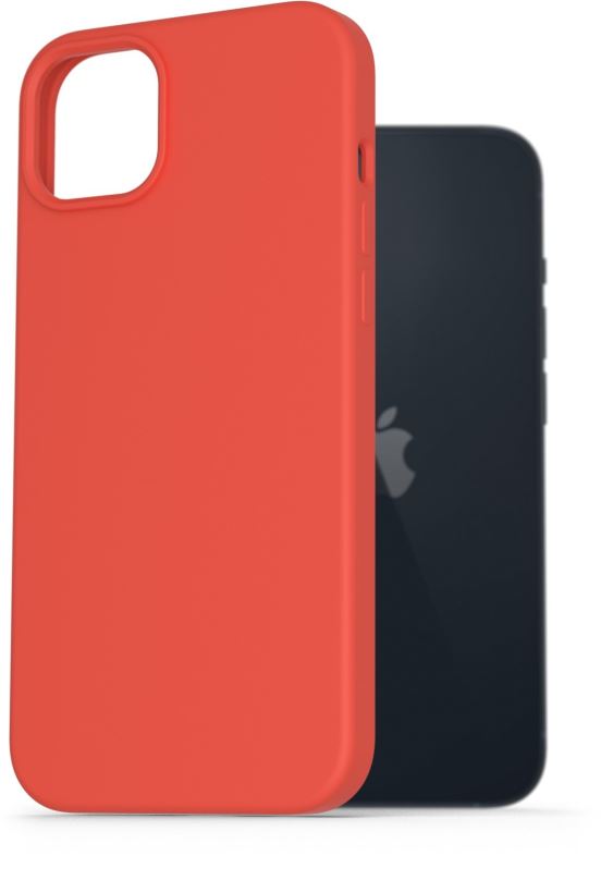 Kryt na mobil AlzaGuard Premium Liquid Silicone Case pro iPhone 14 Plus červené