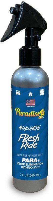 Osvěžovač vzduchu Paradise Air Anywhere Odor Eliminator Spray 207 ml vůně Fresh Ride