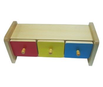 Moyo Montessori Barevná krabička se zásuvkami
