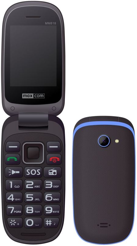 Mobilní telefon Maxcom MM818 modrá