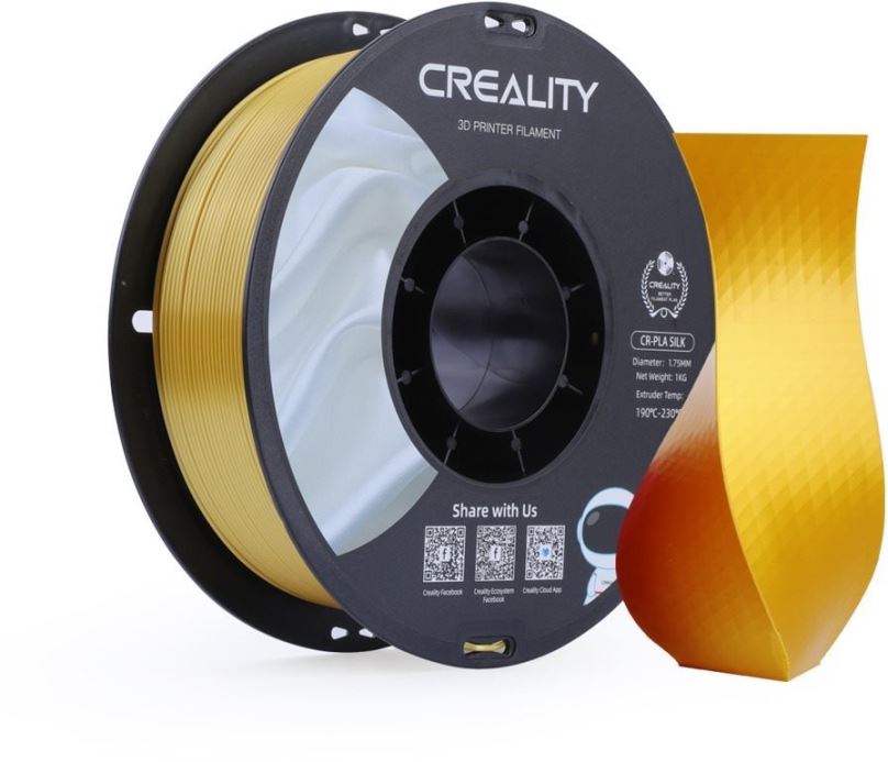 Filament Creality CR-Silk zlatá
