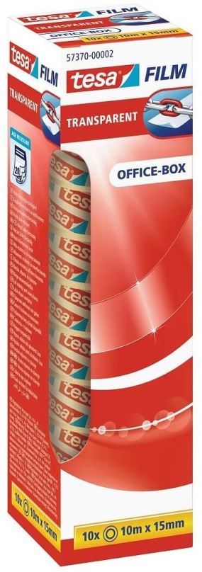 Lepicí páska TESA Economy 15 mm x 33 m, transparentní - balení 10 ks