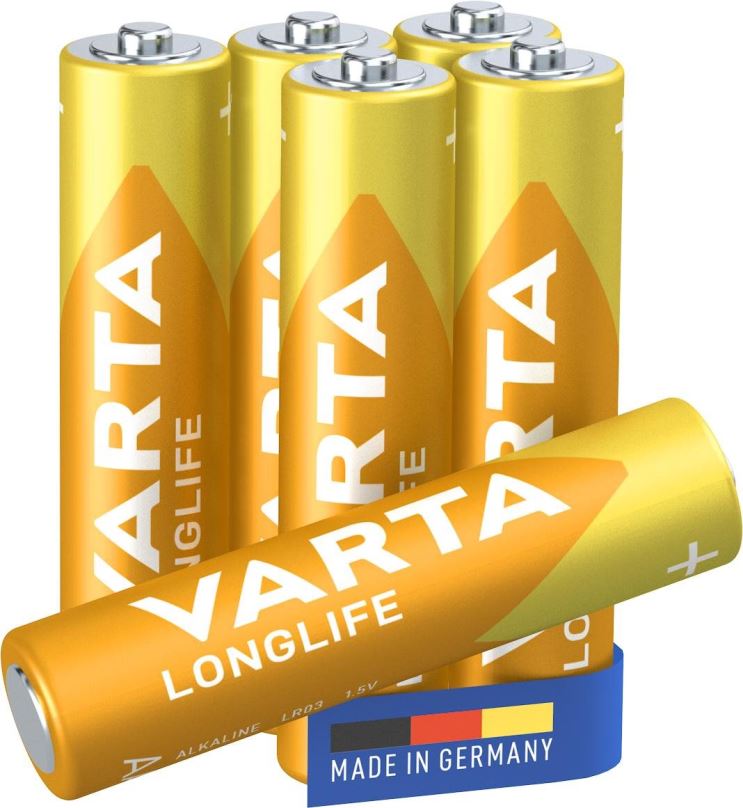 Jednorázová baterie VARTA alkalická baterie Longlife AA 4+2ks