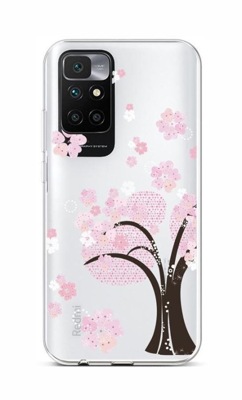 Kryt na mobil TopQ Xiaomi Redmi 10 silikon Cherry Tree 66532