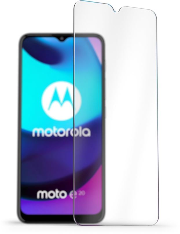 Ochranné sklo AlzaGuard 2.5D Case Friendly Glass Protector pro Motorola Moto E20