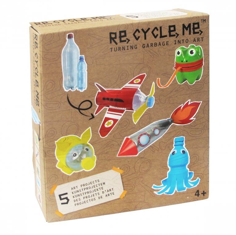 Vyrábění pro děti Set Re-cycle me pro kluky – PET lahev