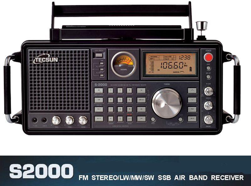 Radiostanice Tecsun S-2000 přehledový přijímač