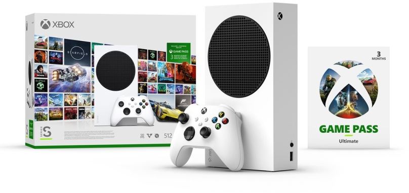 Herní konzole Xbox Series S (500 GB) + 3M Xbox Game Pass Ultimate