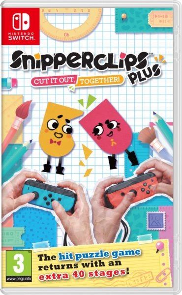 Hra na konzoli Snipperclips Plus: Cut it out, together! - Nintendo Switch