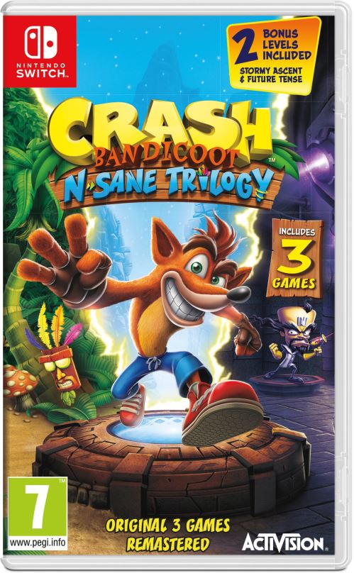 Hra na konzoli Crash Bandicoot N Sane Trilogy - Nintendo Switch