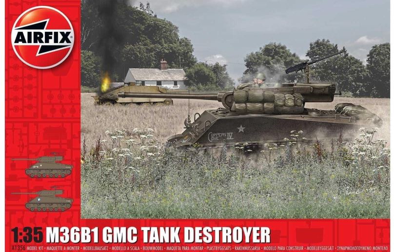 Model tanku Classic Kit tank A1356 - M36B1 GMC (U.S. Army)