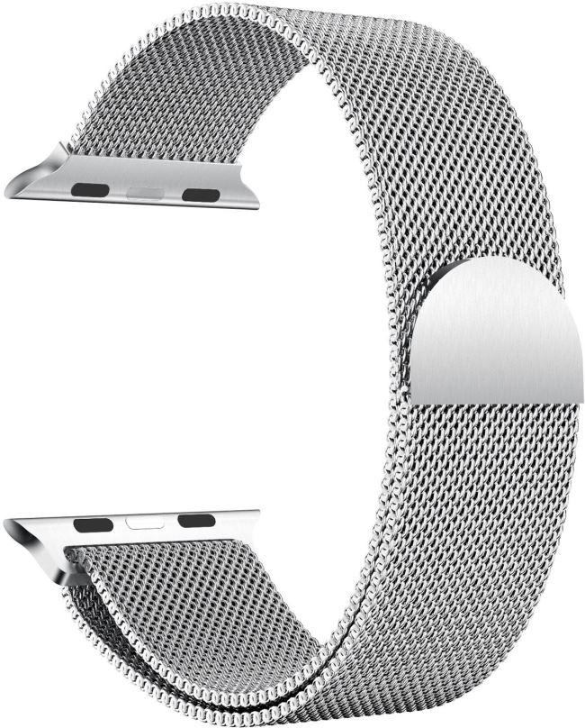 Řemínek Eternico Elegance Milanese pro Apple Watch 38mm / 40mm / 41mm stříbrný