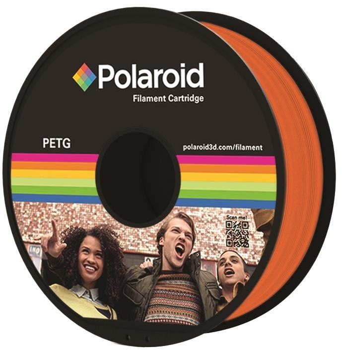 Filament Polaroid PETG Orange 1kg