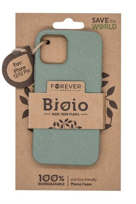 Kryt na mobil Forever Bioio pro Apple iPhone 12/iPhone 12 Pro zelený