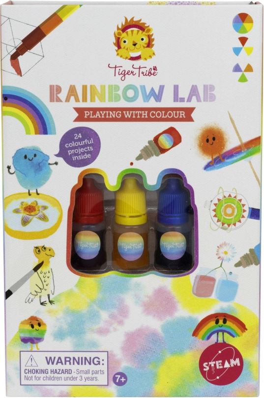 Experimentální sada Tiger Tribe Kreativní sada Rainbow Lab Playing with Colour