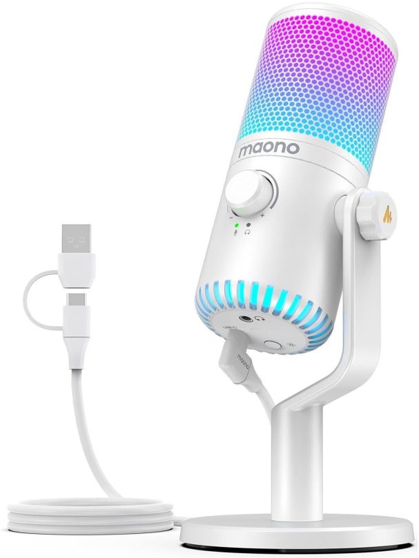 Mikrofon MAONO DM30 RGB White