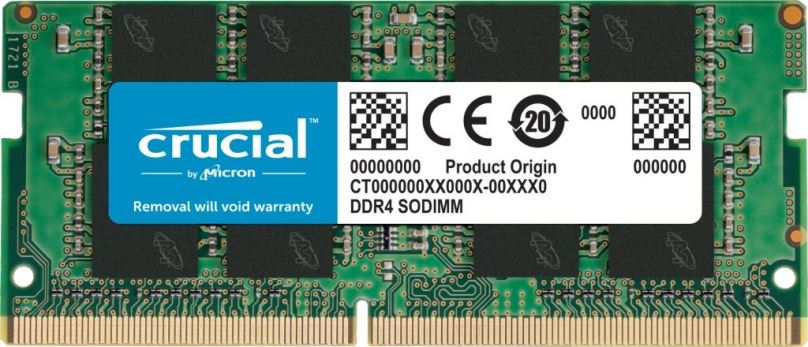 Operační paměť Crucial SO-DIMM 8GB DDR4 2666MHz CL19 Single Ranked