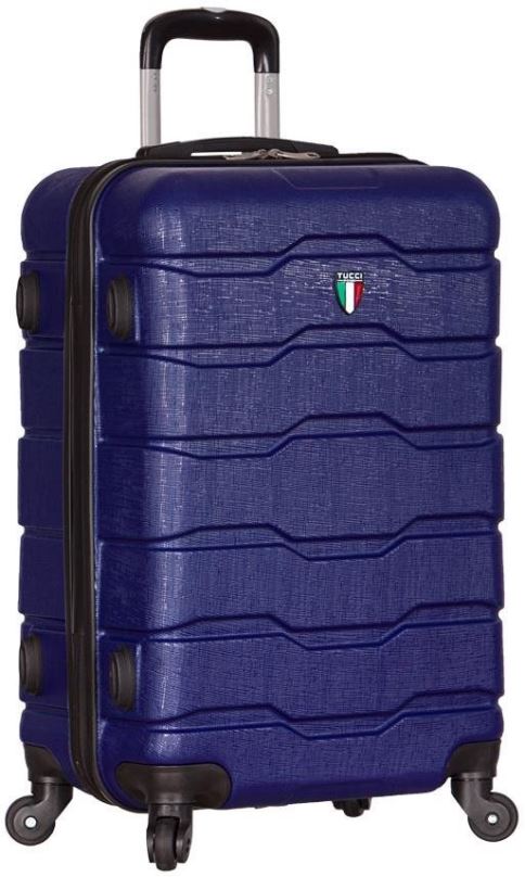 Cestovní kufr TUCCI T-0103/3-L ABS - modrá