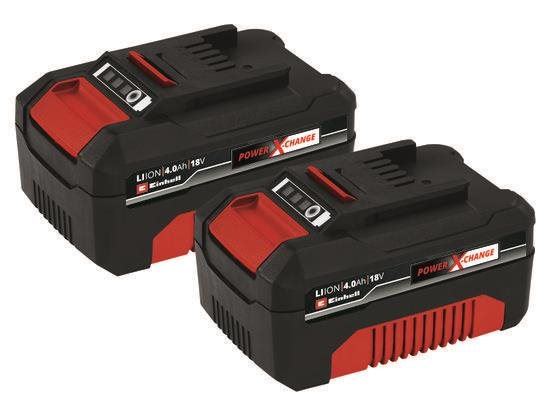 Nabíjecí baterie pro aku nářadí Einhell Baterie TwinPack Power X-Change 18 V (2x4,0 Ah)