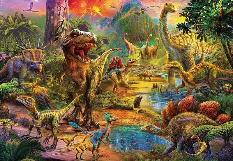 Puzzle Educa Puzzle Území dinosaurů 1000 dílků