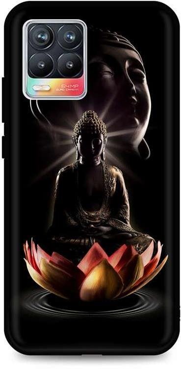 Kryt na mobil TopQ Realme 8 silikon Meditation 61356