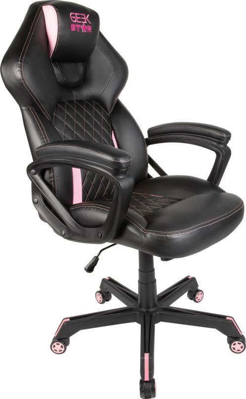 Herní židle Konix Geek Star Onyx black-pink Gaming Chair
