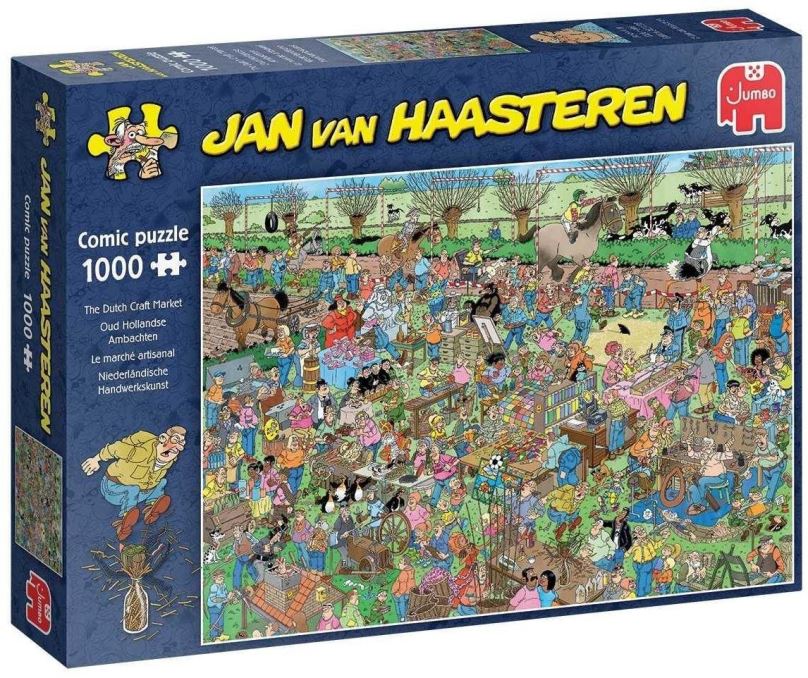 Puzzle Jumbo Puzzle JvH Holandský řemeslný trh 1000 dílků