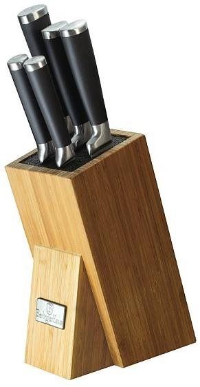 BERLINGERHAUS Sada nožů ve stojanu 7 ks Royal Black Collection BERLINGERHAUS BH-2425