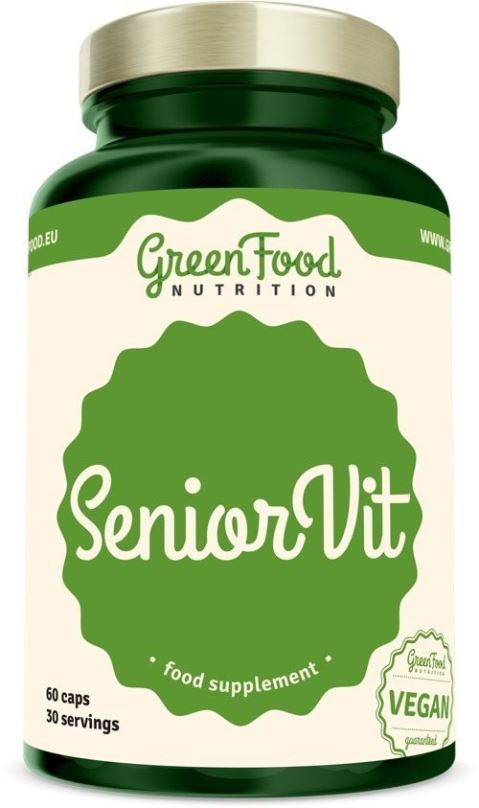 Vitamíny GreenFood Nutrition SeniorVit 60 kapslí