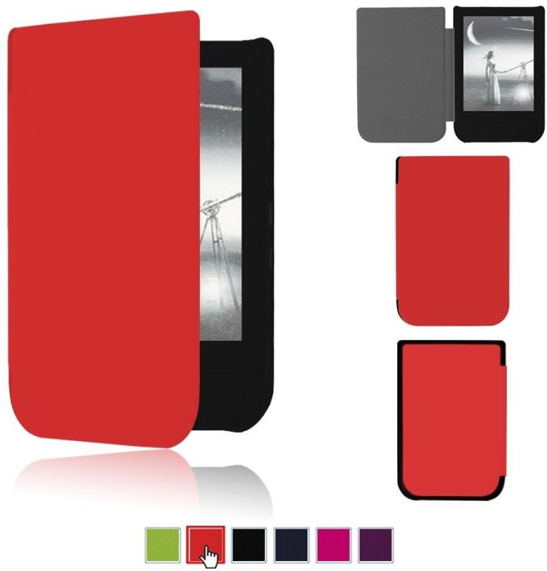 Pouzdro na čtečku knih Durable Lock PB-09 - Pouzdro pro Pocketbook 631 - červené