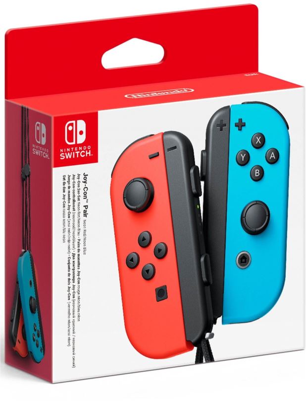 Gamepad Nintendo Switch Joy-Con ovladače Neon Red/Neon Blue
