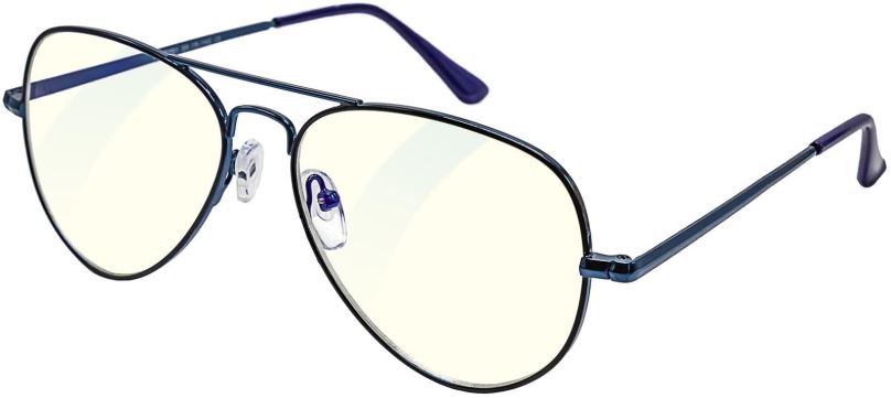 Brýle na počítač GLASSA Blue Light Blocking Glasses PCG 09, dioptrie: +0.50 modrá