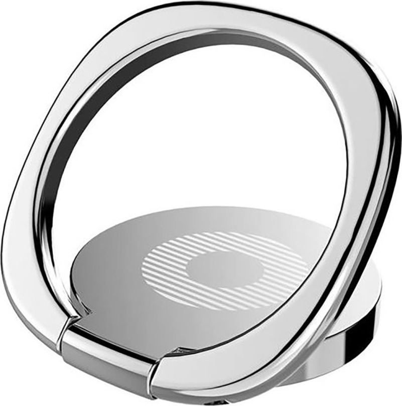 Držák na mobilní telefon Baseus Privity Ring Bracket Silver